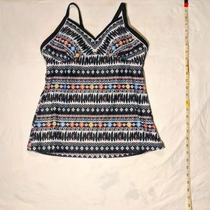womens tankini top M NWT